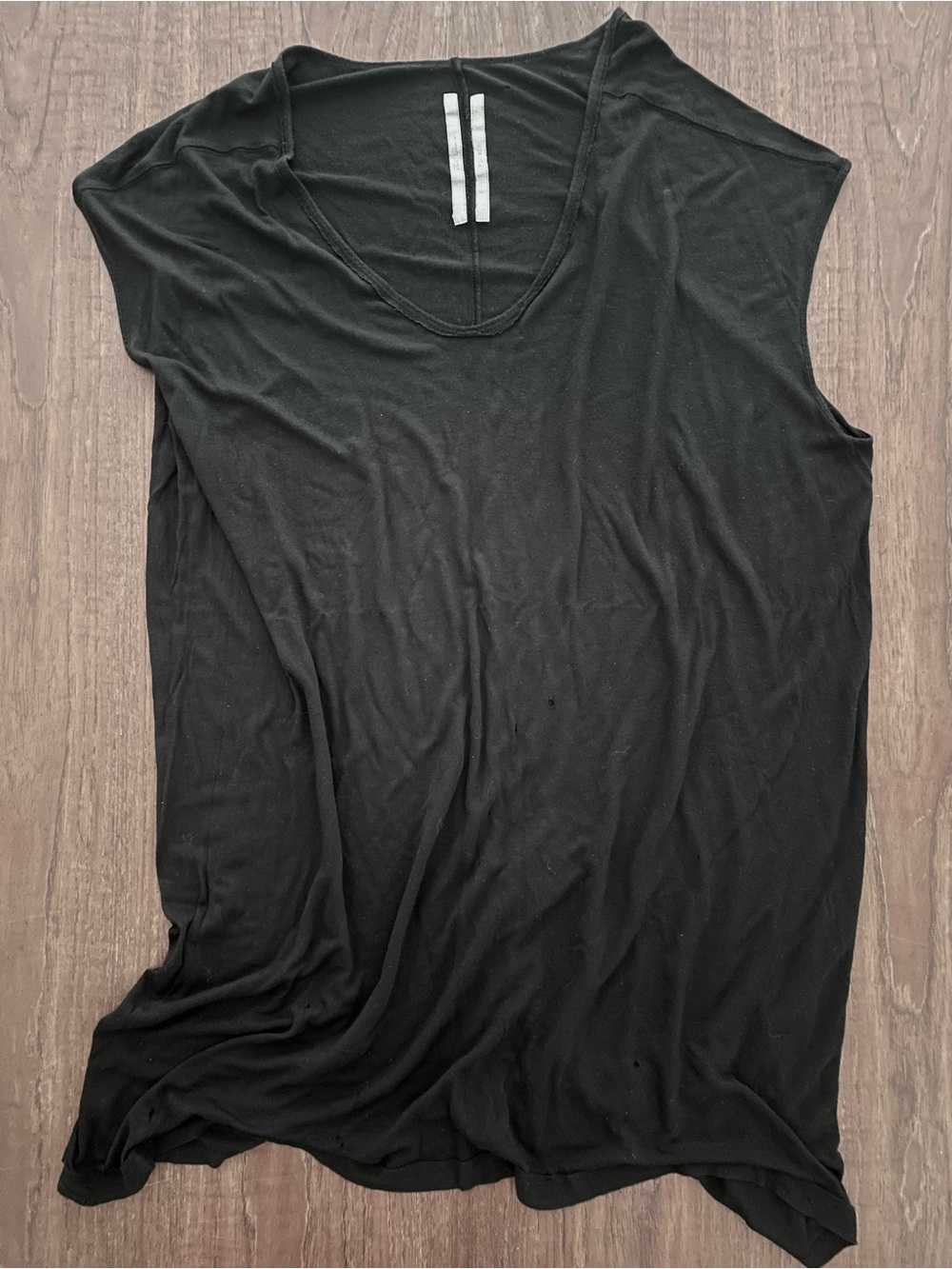 Distressed Rick Owens XL top